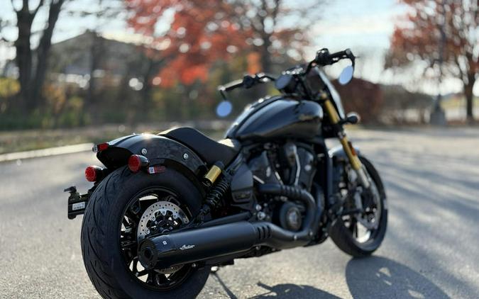 2026 Indian Motorcycle® 101 Scout® Black Crystal with Super Graphite