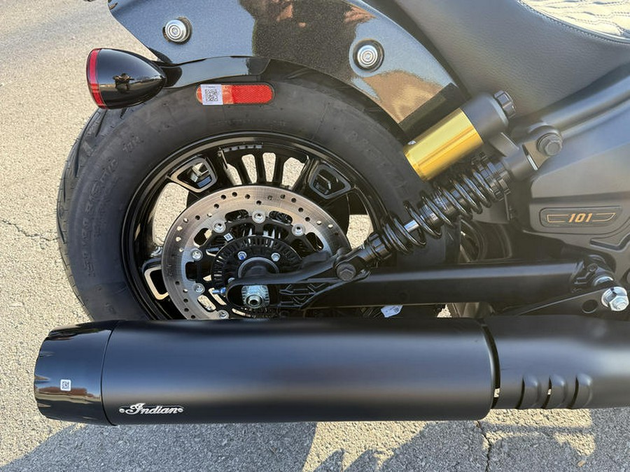 2026 Indian Motorcycle® 101 Scout® Black Crystal with Super Graphite