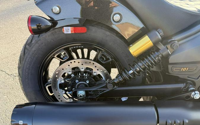 2026 Indian Motorcycle® 101 Scout® Black Crystal with Super Graphite