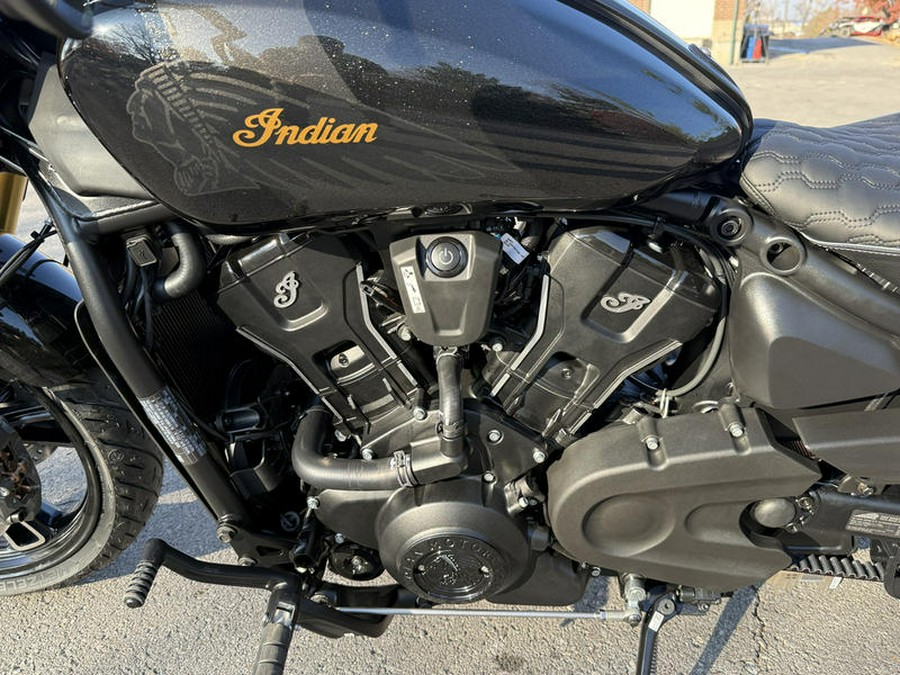 2026 Indian Motorcycle® 101 Scout® Black Crystal with Super Graphite