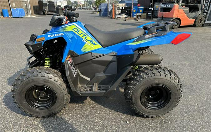 2024 Polaris Industries ATV-24,OUTLAW 70,BLUE/LIME