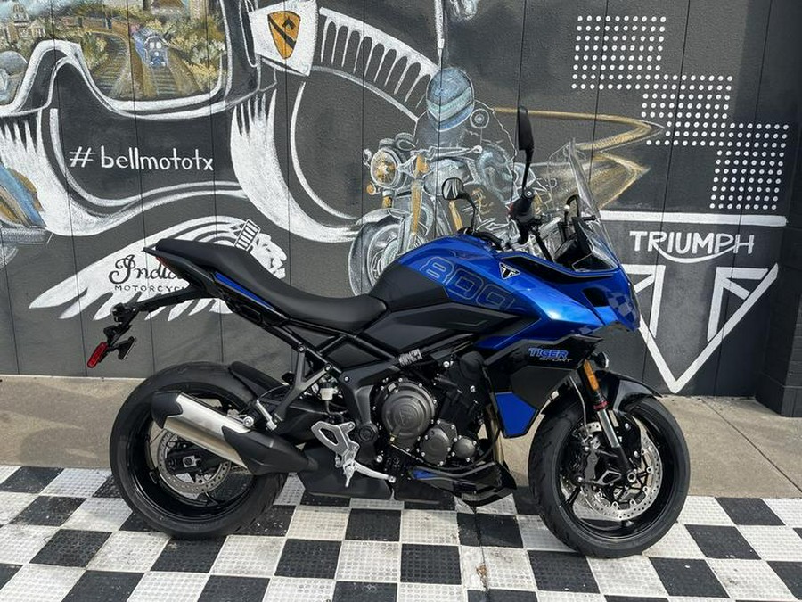 2026 Triumph Tiger Sport 800 Caspian Blue/Sapphire Black