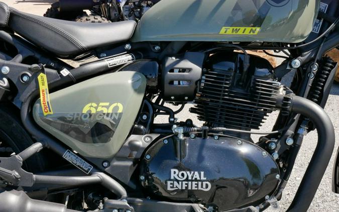 2026 Royal Enfield Shotgun 650 Green Drill