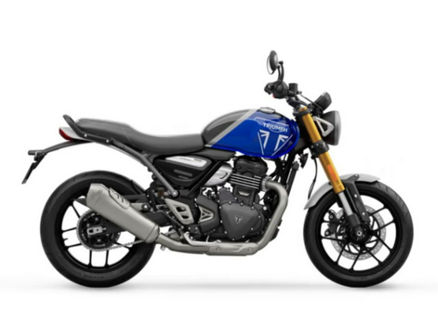 2025 Triumph Speed 400 Caspian Blue Storm Grey