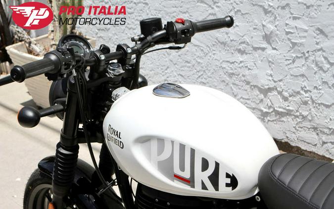 2023 Royal Enfield Hunter 350 Dapper White