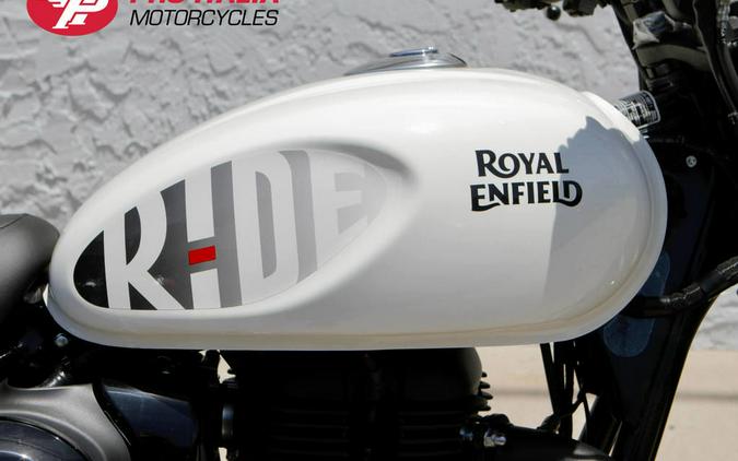 2023 Royal Enfield Hunter 350 Dapper White