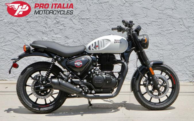 2023 Royal Enfield Hunter 350 Dapper White