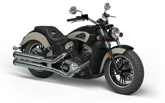 2023 Indian Motorcycle® Scout® ABS Icon Black Metallic/Silver Quartz Metallic