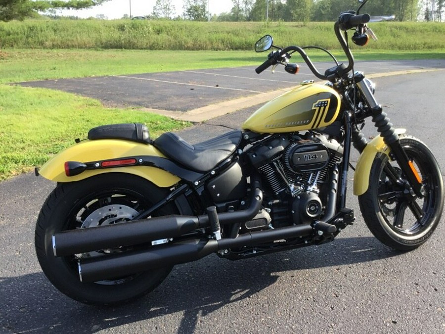 2023 Harley-Davidson Street Bob 114 INDUSTRIAL YLW