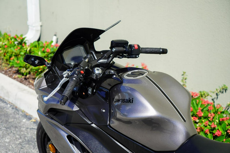 2021 Kawasaki Ninja® 650 ABS Metallic Graphite Gray/Metallic Spark Black