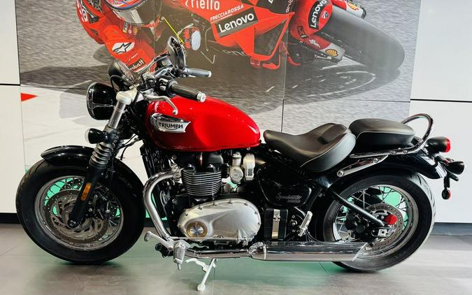 2022 Triumph Bonneville Speedmaster Red Hopper