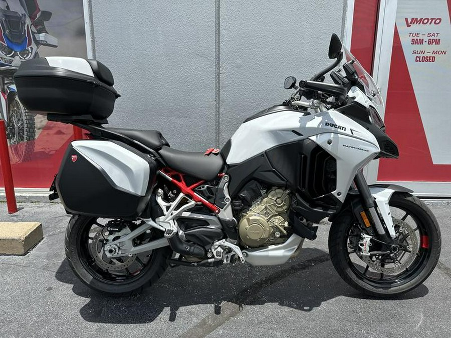 2023 Ducati Multistrada V4S Iceberg White - Alloy Wheels