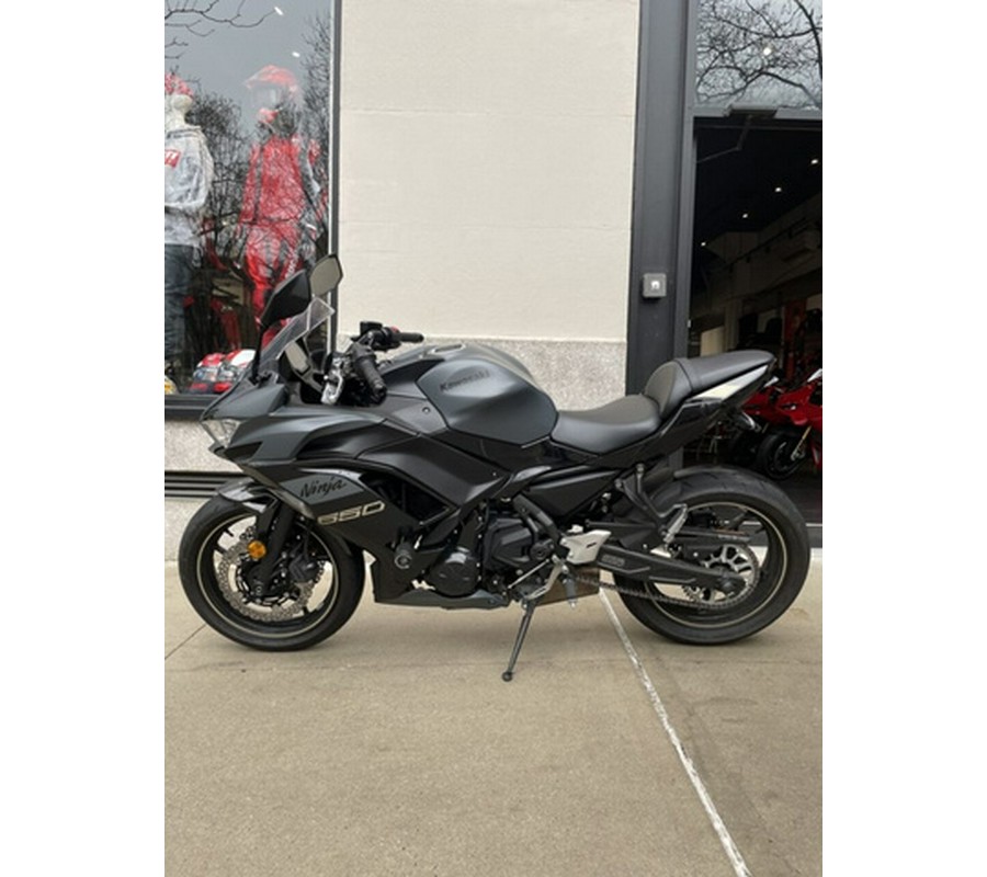 2024 Kawasaki Ninja 650 Metallic Matte Dark GrayMetallic Spark