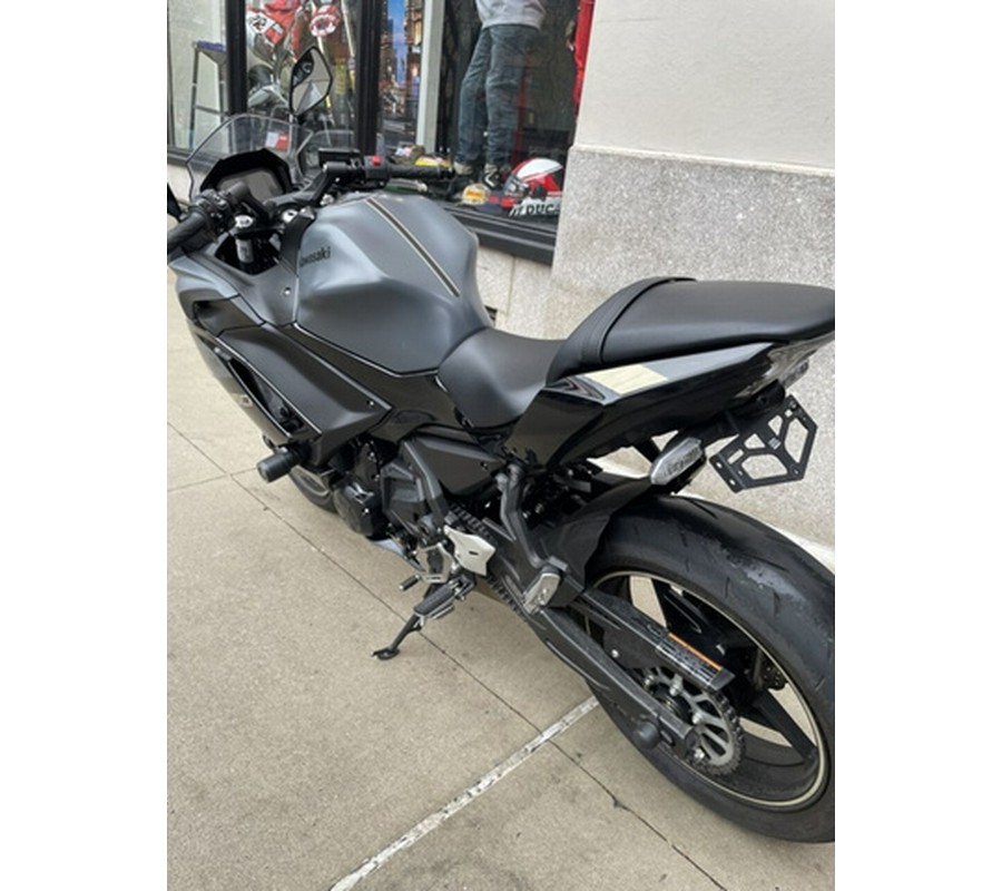 2024 Kawasaki Ninja 650 Metallic Matte Dark GrayMetallic Spark