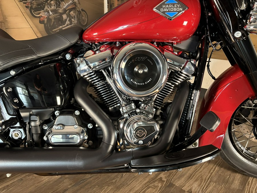2026 Harley-Davidson® Heritage Classic Brilliant Red Black Laced Wheels