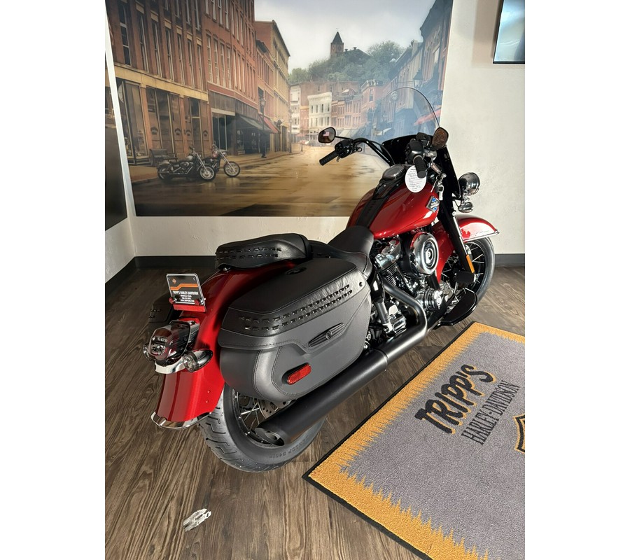 2026 Harley-Davidson® Heritage Classic Brilliant Red Black Laced Wheels