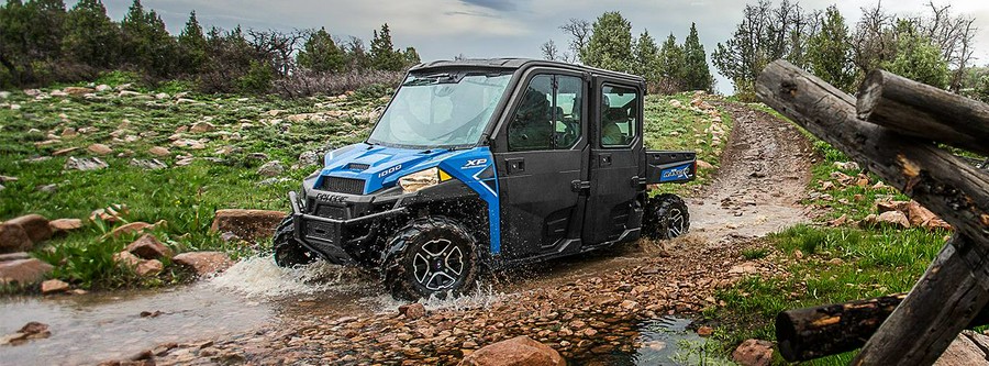 2017 Polaris Industries RGR CREW XP 1000 EPS NORTHSTAR HVAC BLUE EPS Northstar HVAC Edition