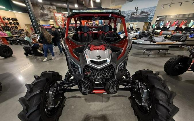 2025 Can-Am® Maverick X3 Max X RS Turbo RR With Smart-Shox Fiery Red & Hyper Silver