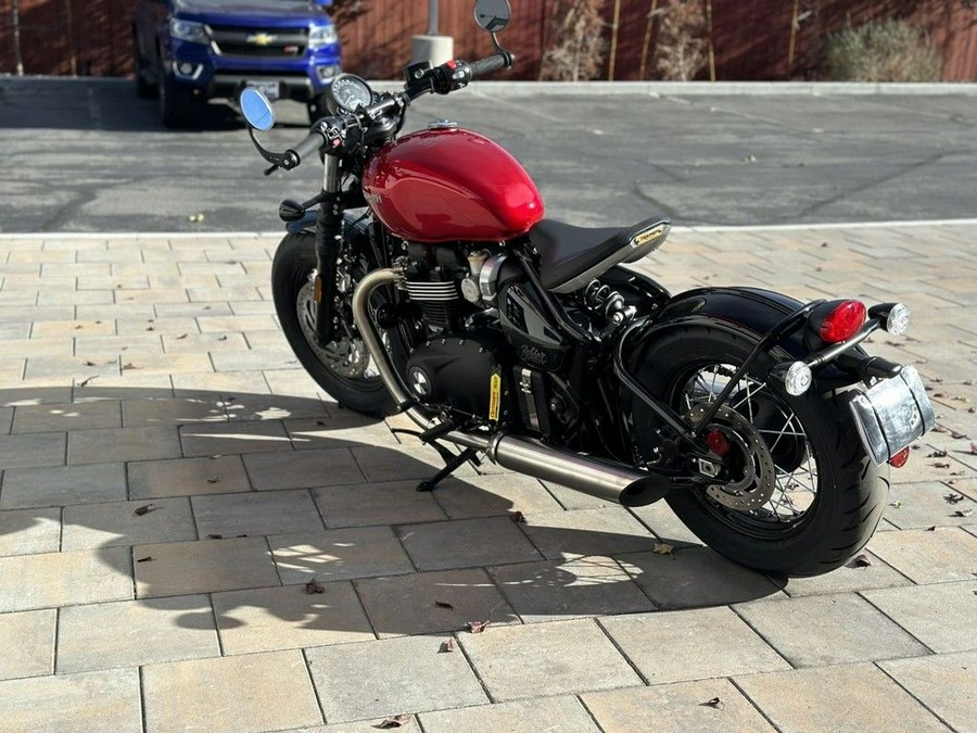 2023 Triumph Bonneville Bobber Red Hopper