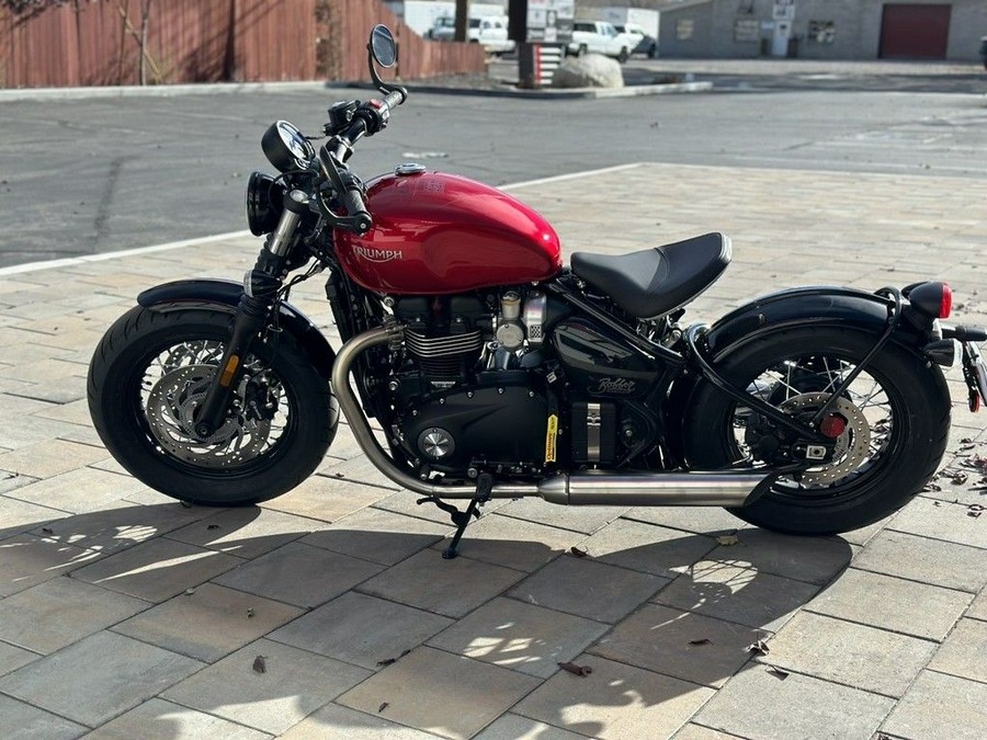 2023 Triumph Bonneville Bobber Red Hopper