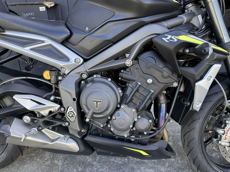 2020 Triumph Street Triple RS Matte Jet Black