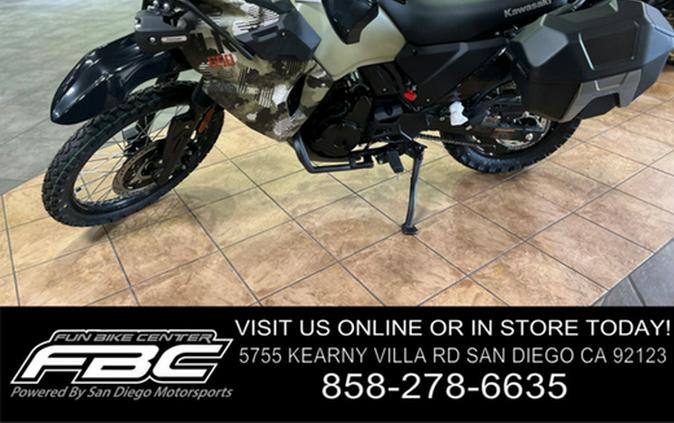 2025 Kawasaki Klr650 Adventure ABS Cypher Camo Beige ABS