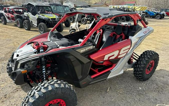 2024 Can-Am® Maverick X3 X rs Turbo RR with Smart-Shox Fiery Red & Hyper Silver