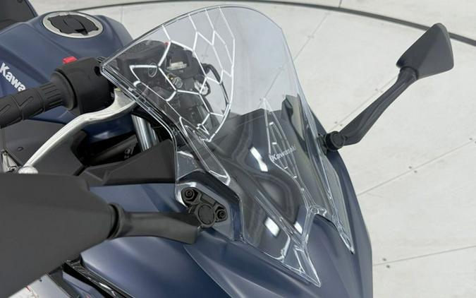 2026 Kawasaki Ninja 500 ABS Metallic Matte Twilight Blue