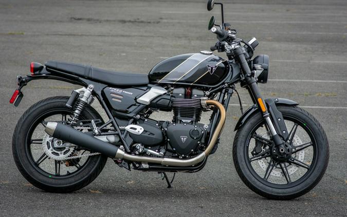 2025 Triumph Speed Twin 900 Phantom Black/Aurum Gold