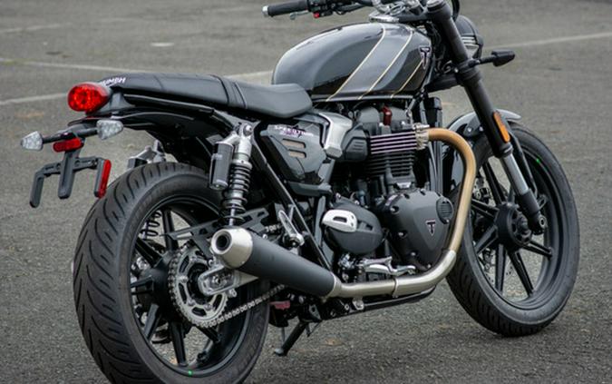 2025 Triumph Speed Twin 900 Phantom Black/Aurum Gold
