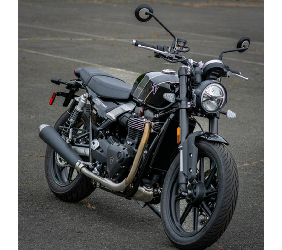 2025 Triumph Speed Twin 900 Phantom Black/Aurum Gold