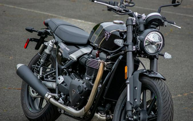 2025 Triumph Speed Twin 900 Phantom Black/Aurum Gold