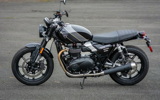 2025 Triumph Speed Twin 900 Phantom Black/Aurum Gold