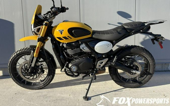 2026 Triumph Scrambler 400 XC Racing Yellow