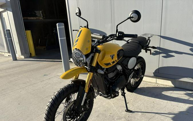 2026 Triumph Scrambler 400 XC Racing Yellow