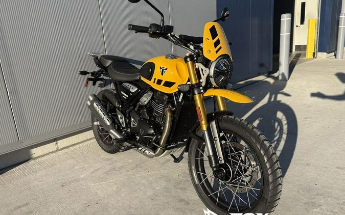 2026 Triumph Scrambler 400 XC Racing Yellow