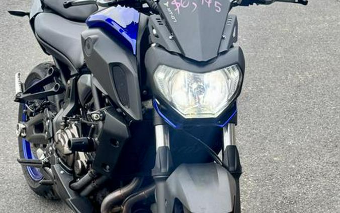 2018 Yamaha MT-07