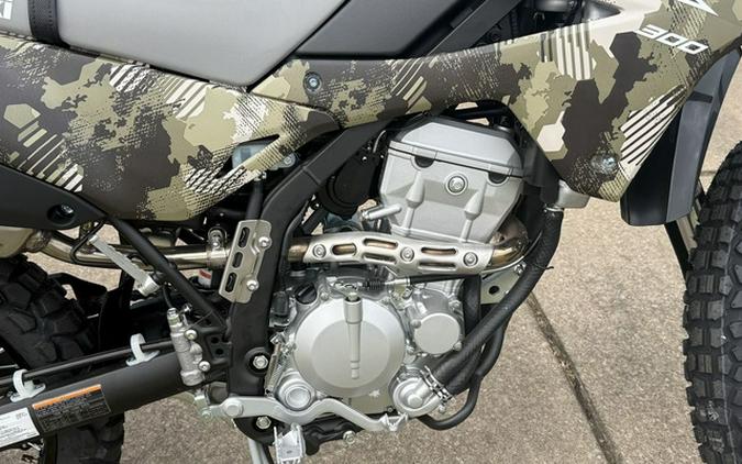 2026 Kawasaki KLX300 Cypher Camo Beige