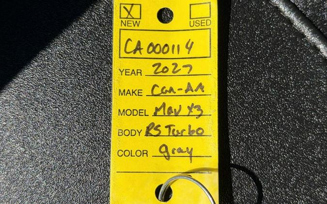 2027 Can-Am Maverick X3 MAX RS Turbo