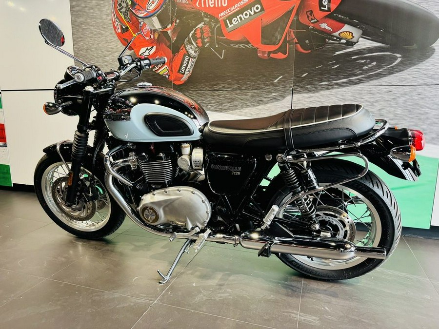 2023 Triumph Bonneville T120 Chrome Edition Meriden Blue