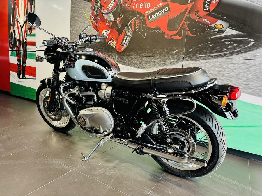 2023 Triumph Bonneville T120 Chrome Edition Meriden Blue