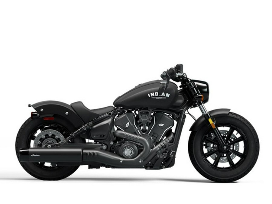 2025 Indian Scout Bobber Limited +Tech Black Smoke