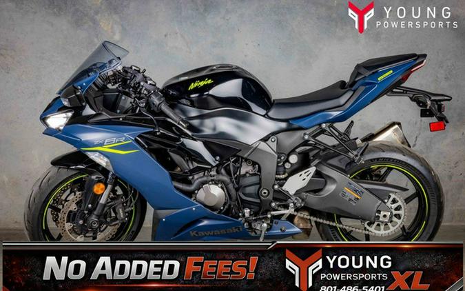 2023 Kawasaki Ninja ZX-6R Metallic Matte Graphenesteel Gray/Di