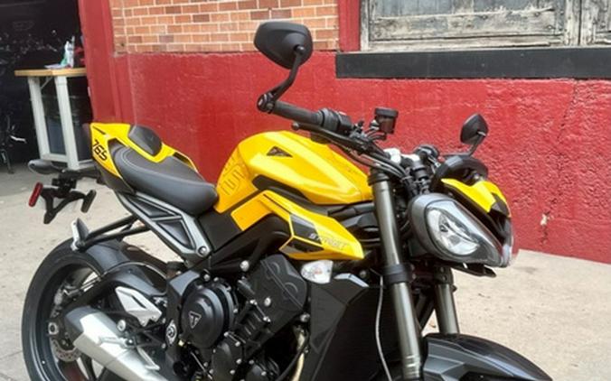 2026 Triumph Street Triple 765 RS Cosmic Yellow