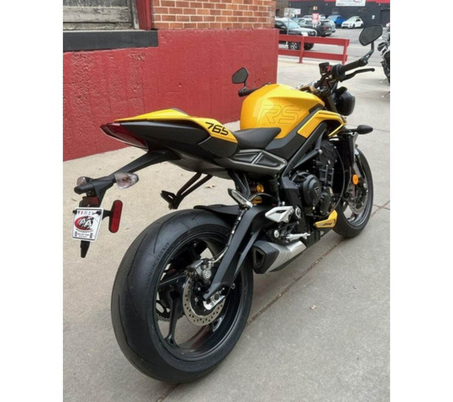 2026 Triumph Street Triple 765 RS Cosmic Yellow