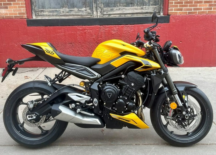 2026 Triumph Street Triple 765 RS Cosmic Yellow