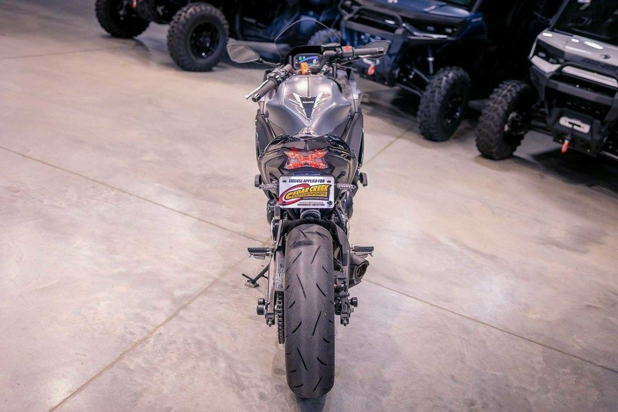 2024 Kawasaki Ninja® 650 Metallic Matte Dark Gray/Metallic Spark Black