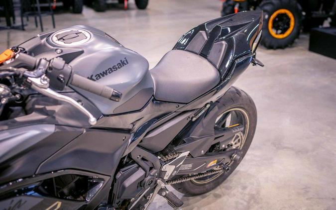2024 Kawasaki Ninja® 650 Metallic Matte Dark Gray/Metallic Spark Black