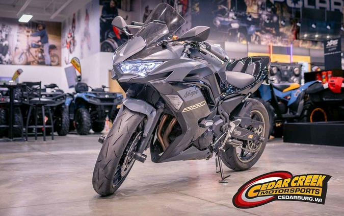 2024 Kawasaki Ninja® 650 Metallic Matte Dark Gray/Metallic Spark Black
