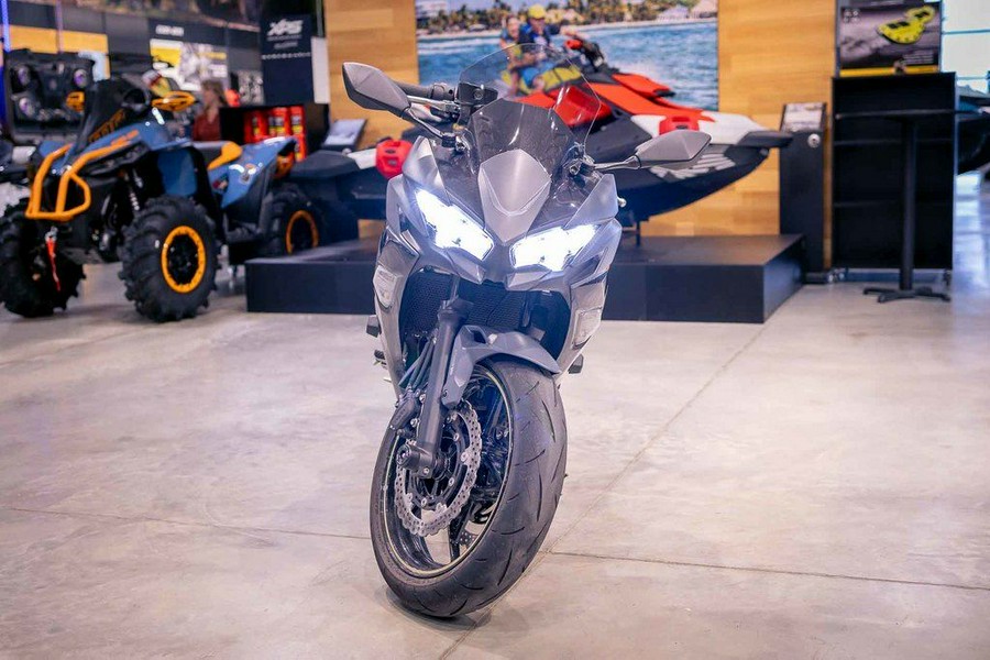 2024 Kawasaki Ninja® 650 Metallic Matte Dark Gray/Metallic Spark Black